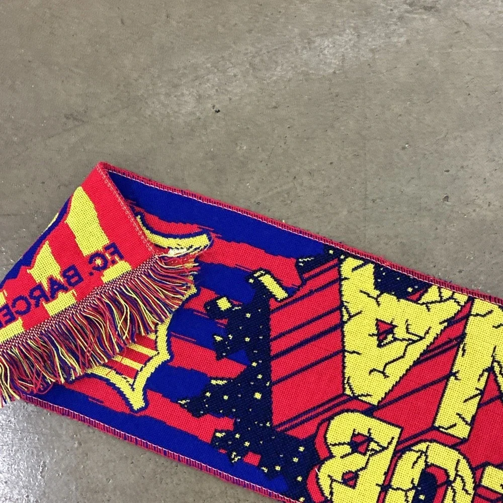 FC Barcelona FAN football scarf Vintage Measured In Photos